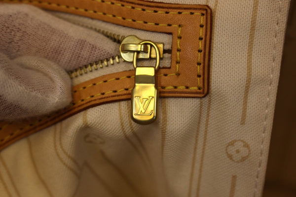 LOUIS VUITTON Damier Azur Neverfull GM Brown Tote Shoulder Bag