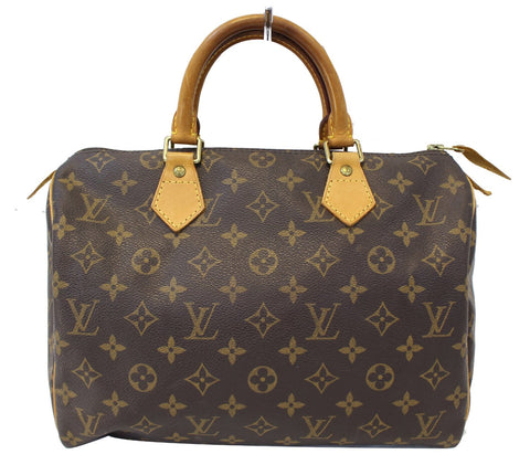 LOUIS VUITTON Monogram Canvas Speedy 30 Satchel Bag