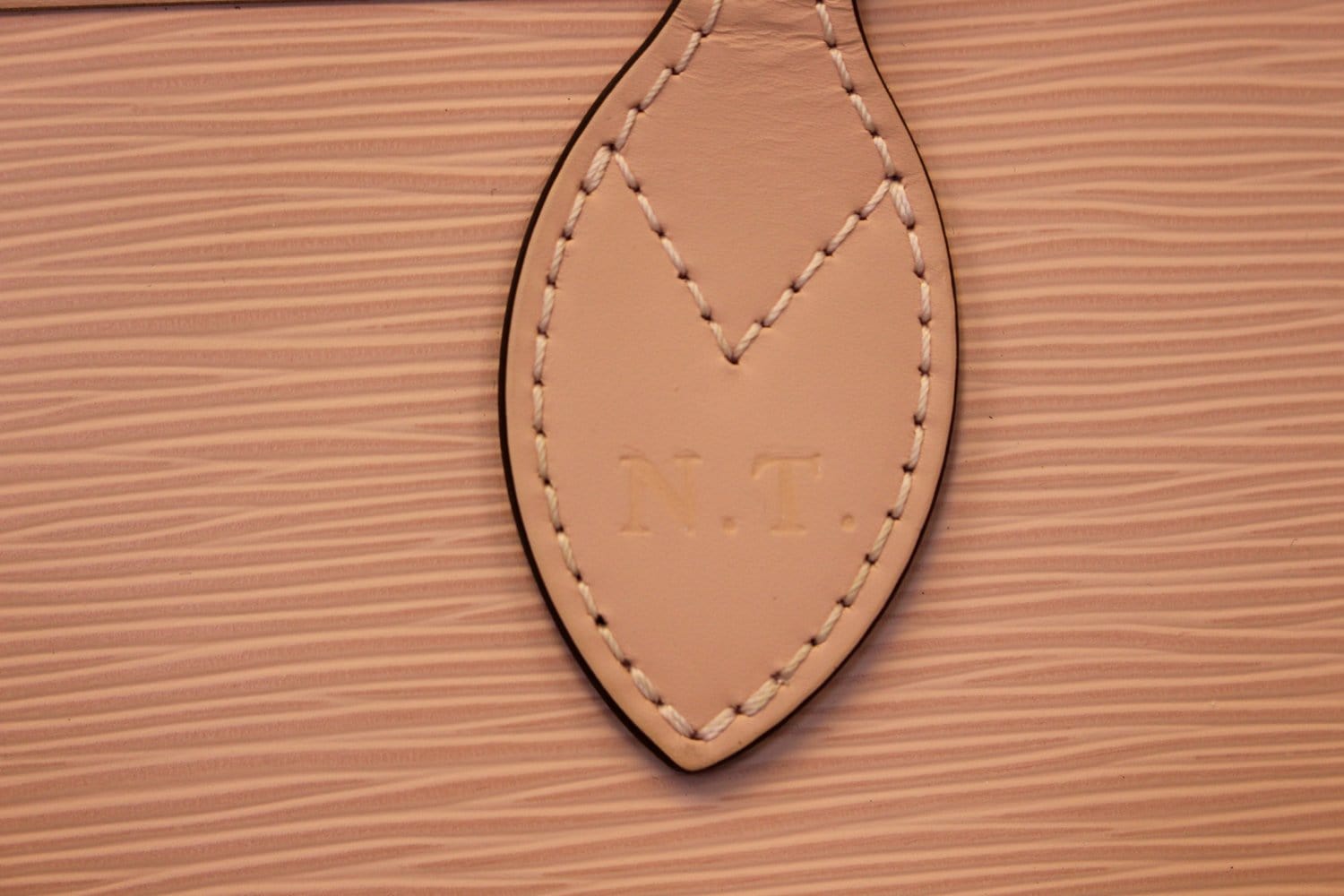 68056 auth LOUIS VUITTON Grenat pink Epi leather NEVERFULL MM Shopper Bag