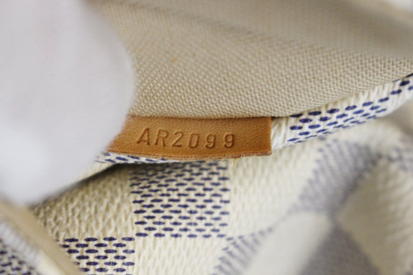 Louis Vuitton Totally GM Damier Azur Tote Bag - inside view