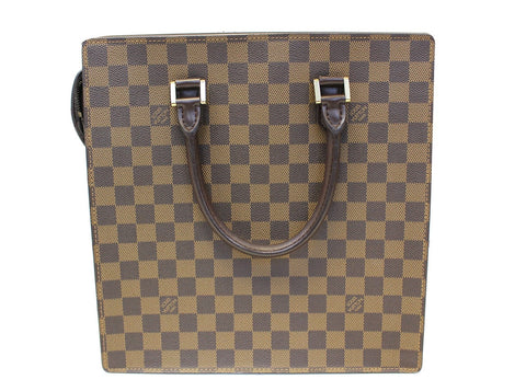LOUIS VUITTON Damier Canvas Venice Sac-Plat Tote Bag