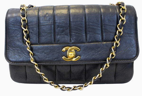 Chanel Shoulder Bag - CHANEL Purse Vertical Caviar Leather