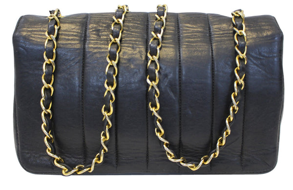 Chanel Shoulder Bag - CHANEL Purse Vertical Caviar Leather - chains