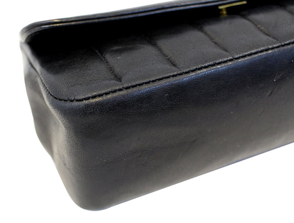 Chanel Shoulder Bag - CHANEL Purse Vertical Caviar Leather - corner