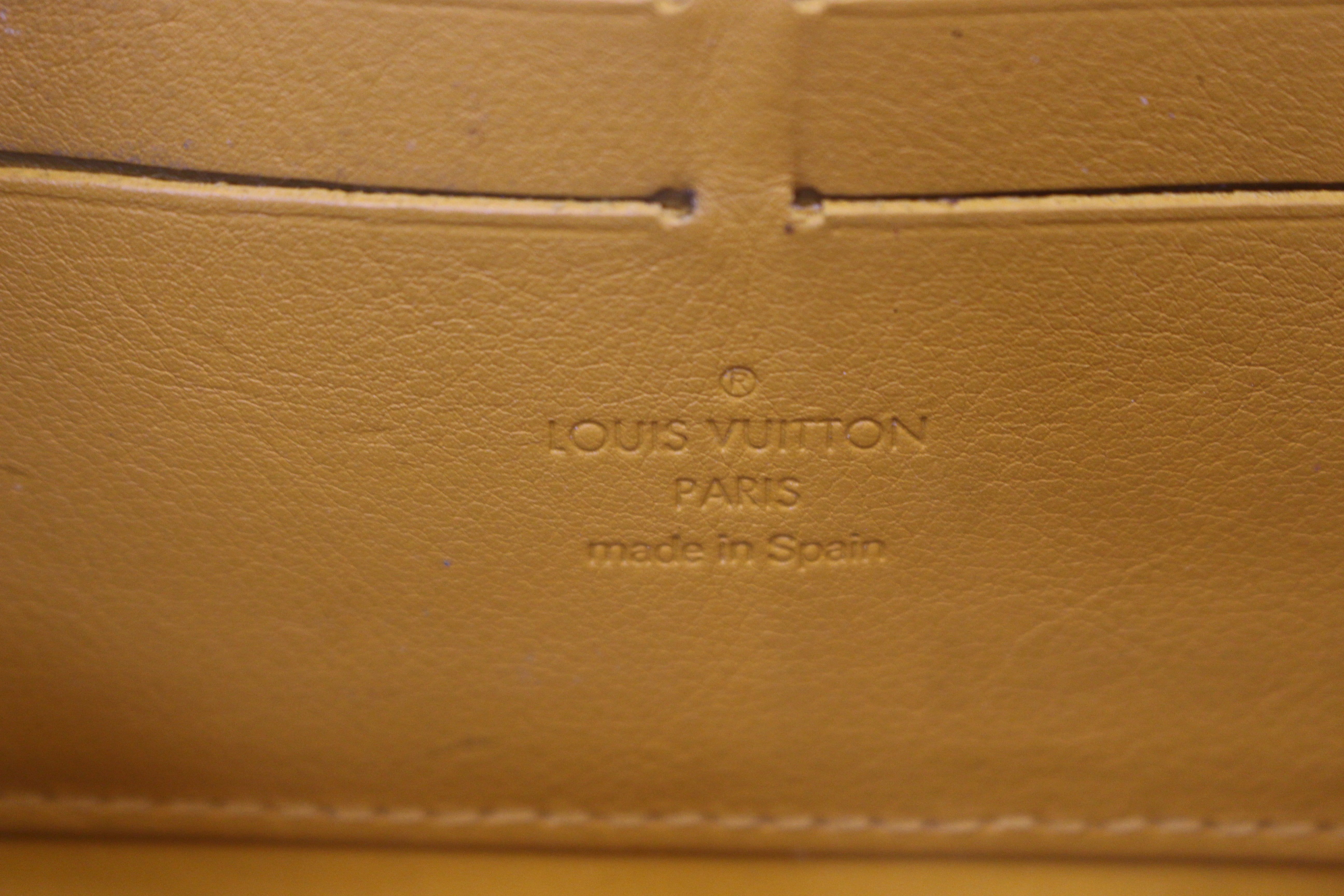 LOUIS VUITTON Monogram Denim Mini Zippy Wallet Blue M95342 LV Auth 38220