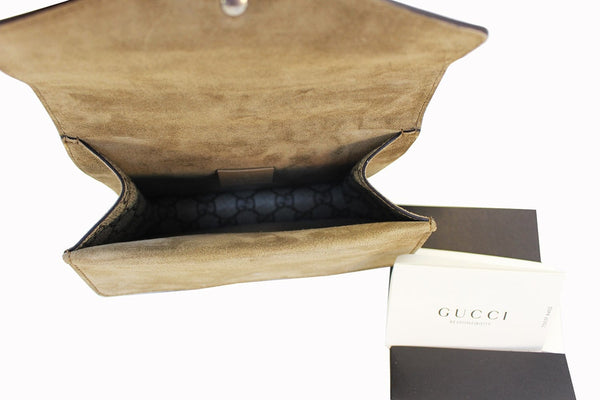 GUCCI Dionysus Mini GG Supreme Coated Canvas Shoulder Bag