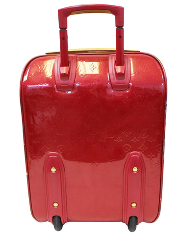 LOUIS VUITTON Pomme D'Amour Monogram Vernis Pegase 45 Suitcase