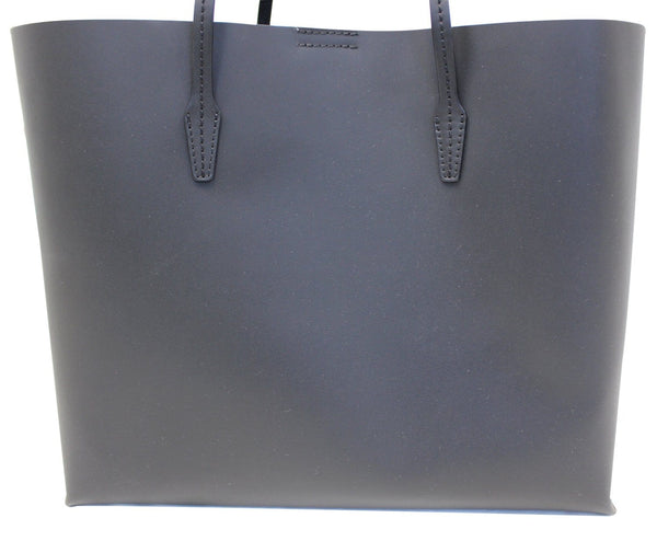 Versace Black Leather Medusa Tote Shoulder Bag