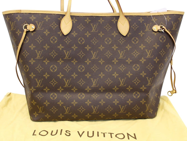 LOUIS VUITTON Monogram Canvas Neverfull GM Brown Tote Bag