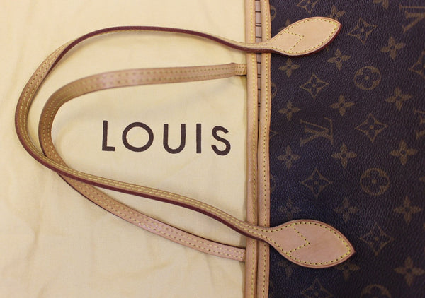 LOUIS VUITTON Monogram Canvas Neverfull GM Brown Tote Bag