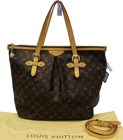 LOUIS VUITTON Monogram Canvas Palermo GM Tote Shoulder Bag