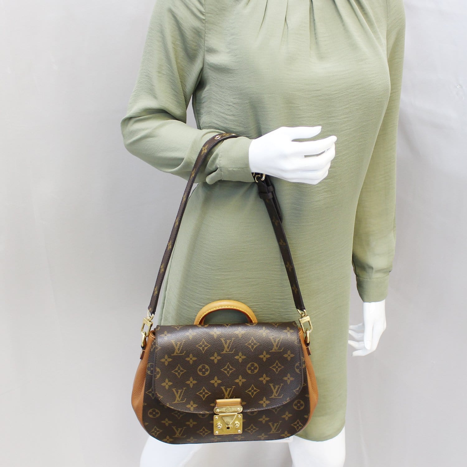 Louis Vuitton Eden Leather Handbag