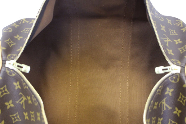 LOUIS VUITTON Monogram Canvas Keepall 50 Bandouliere Travel Bag