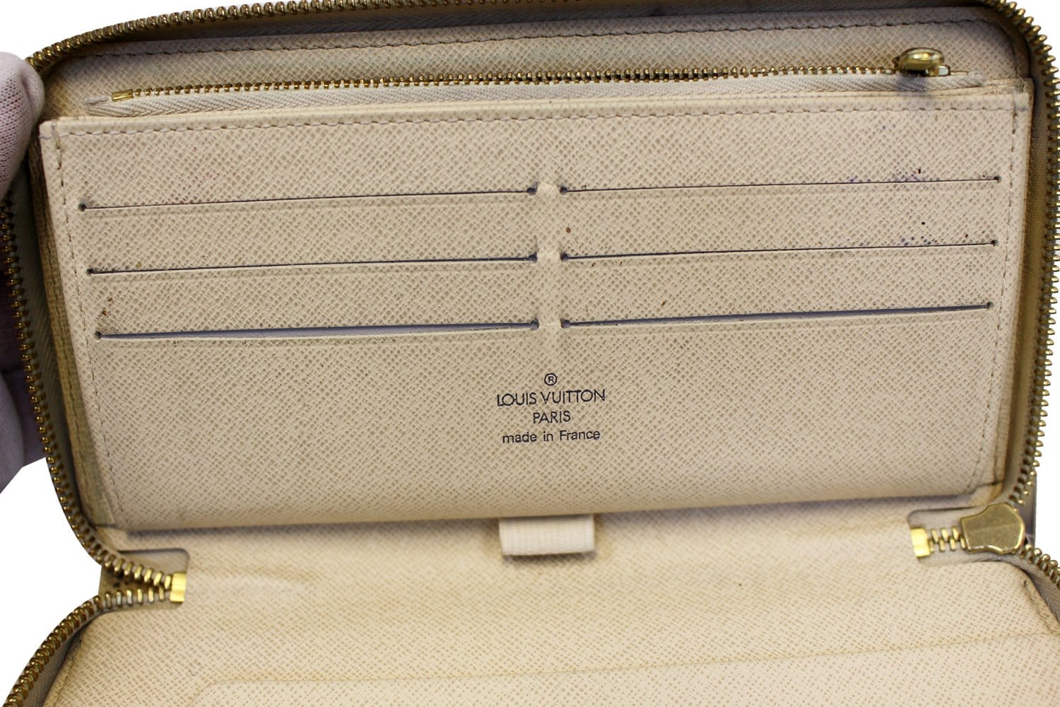 Handbag Louis Vuitton Zippy Long Wallet Damier 122040145
