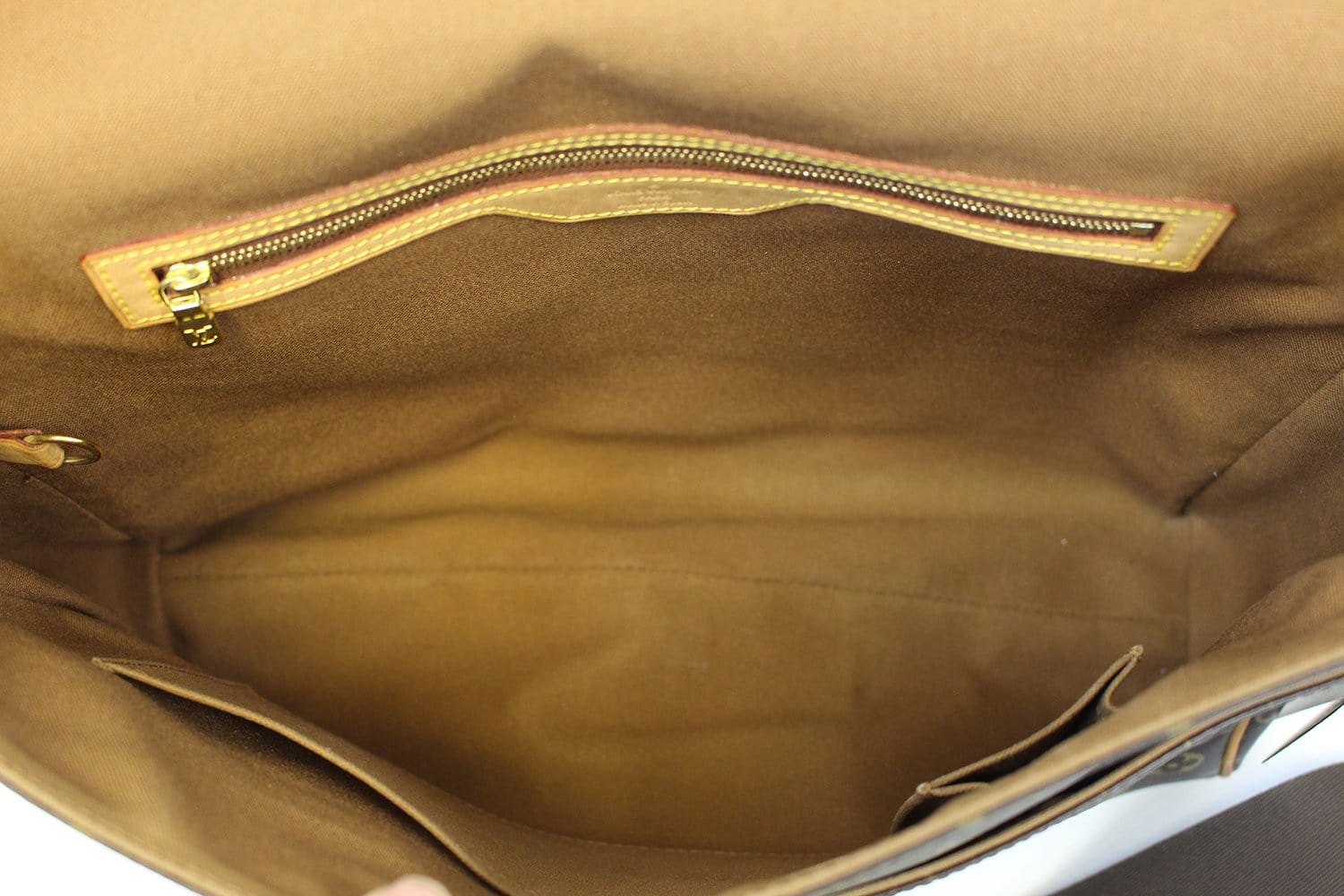 BAG LOUIS VUITTON BESACE ABBESSES CANVAS MONOGRAM M45257 Bandoulière Brown  Cloth ref.928180 - Joli Closet