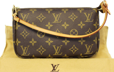 LOUIS VUITTON Monogram Canvas Pochette Accessoires Pouch