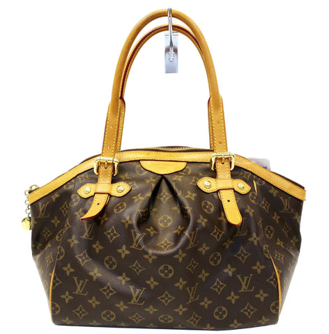 LOUIS VUITTON Monogram Tivoli GM Brown Tote Shoulder Bag