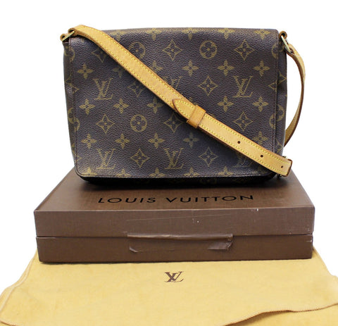 LOUIS VUITTON Monogram Canvas Musette Tango Shoulder Crossbody Bag