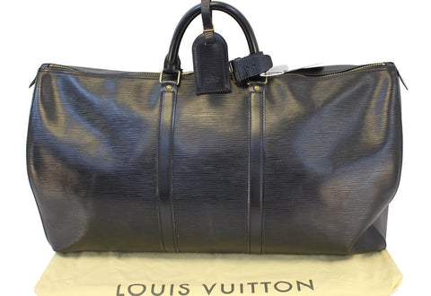 LOUIS VUITTON Epi Leather Keepall 55 Boston Bag