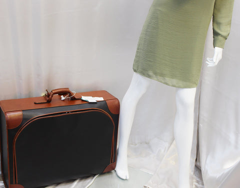 Bottega Veneta Trunk Black/Brown Travel Bag Vintage 