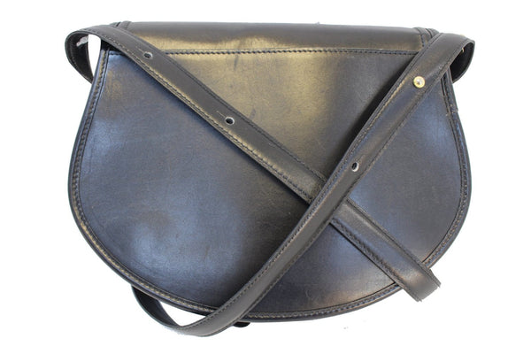 Longchamp Crossbody - Messenger bag Black Leather - strap