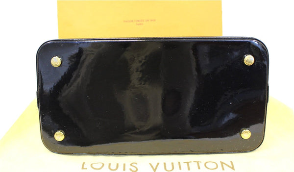 LOUIS VUITTON Limited Yayoi Kusama Yellow Vernis Black Dots Lockit MM Handbag