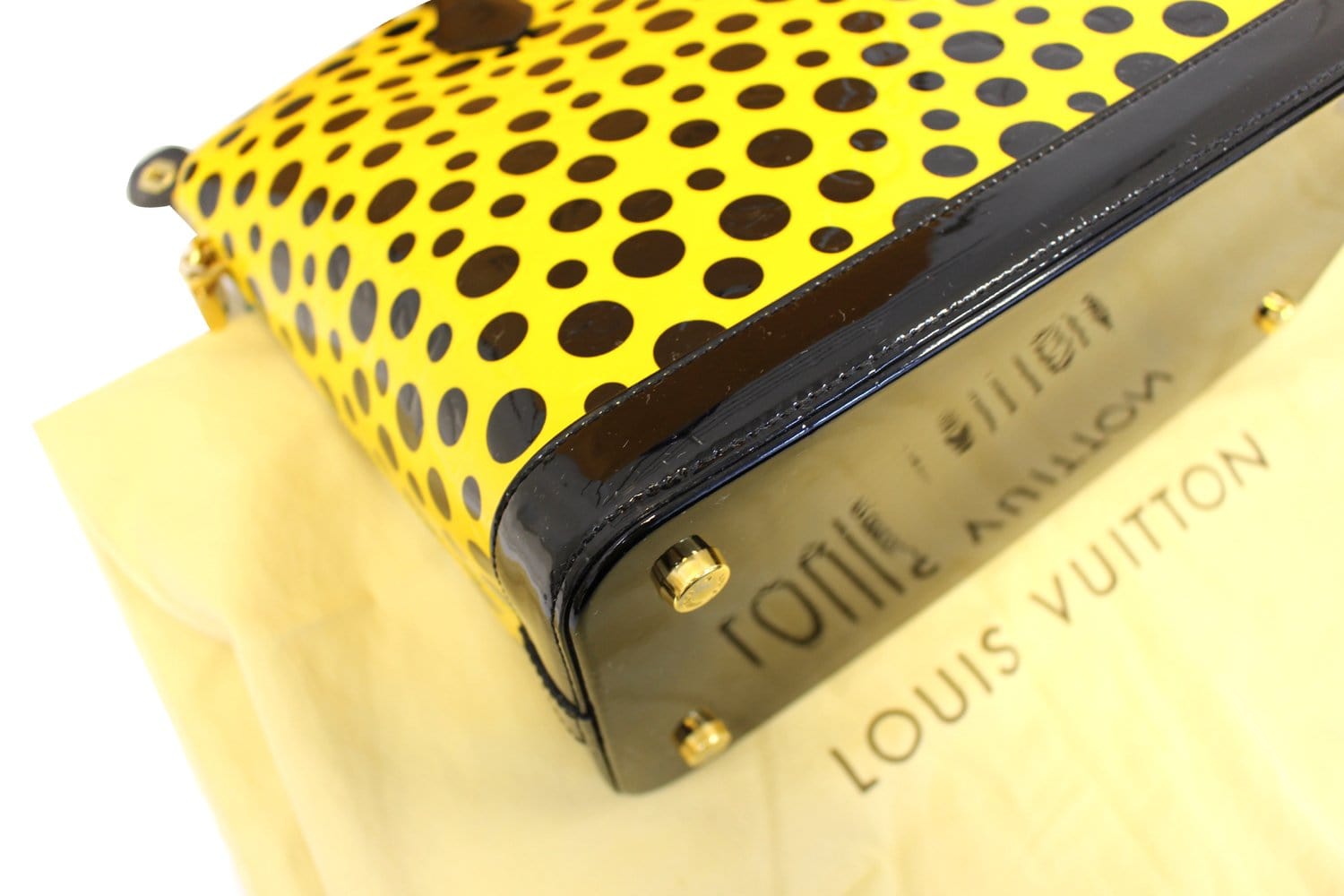 Yayoi Kusama x Louis Vuitton Yellow Monogram Vernis Dots Infinity