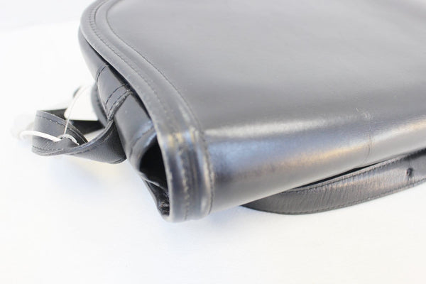Longchamp Crossbody - Messenger bag Black Leather - longchamp strap