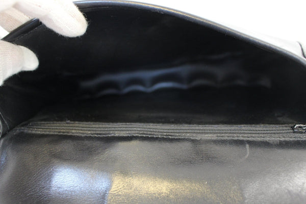 Longchamp Crossbody - Messenger bag Black Leather - inside view