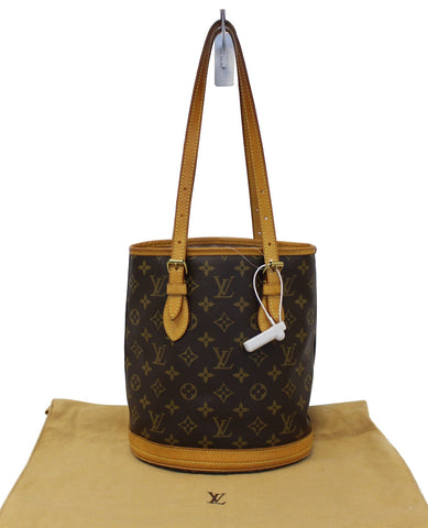 LOUIS VUITTON Bucket PM Monogram Canvas Shoulder Bag