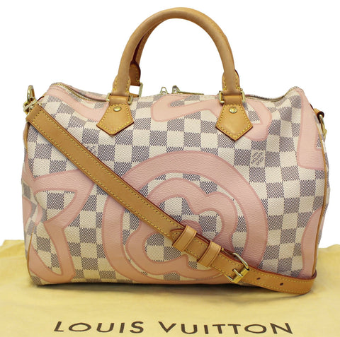 LOUIS VUITTON Damier Azur Tahitienne Speedy 30 Bandouliere Limited Edition