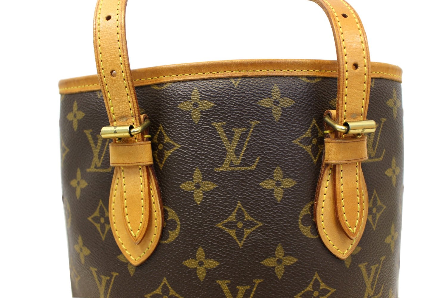 Louis Vuitton Monogram Little Bucket Hand Bag