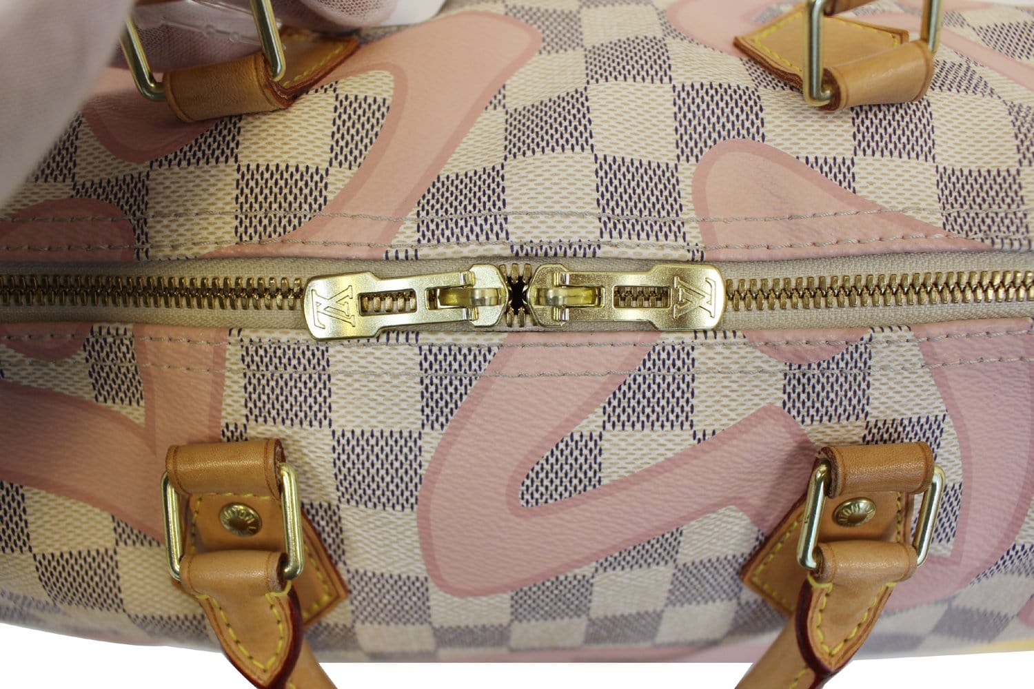 Louis Vuitton Damier Azur Tahitienne Speedy Bandouliere 30 Bag – The Closet