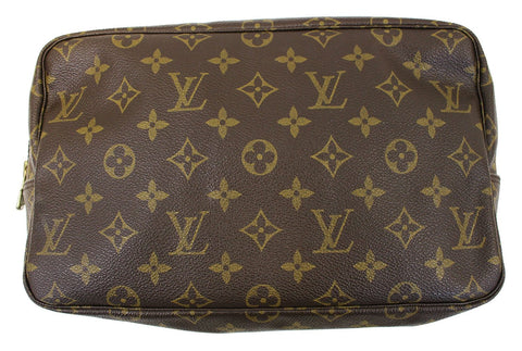 LOUIS VUITTON Monogram Canvas Trousse Toilette 28 Clutch