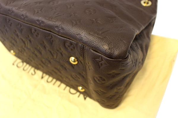 LOUIS VUITTON Terre Monogram Empreinte Leather Artsy MM Shoulder Bag