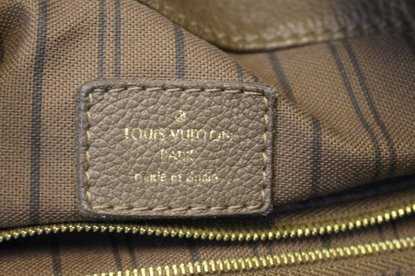 LOUIS VUITTON Terre Monogram Empreinte Leather Artsy MM Shoulder Bag
