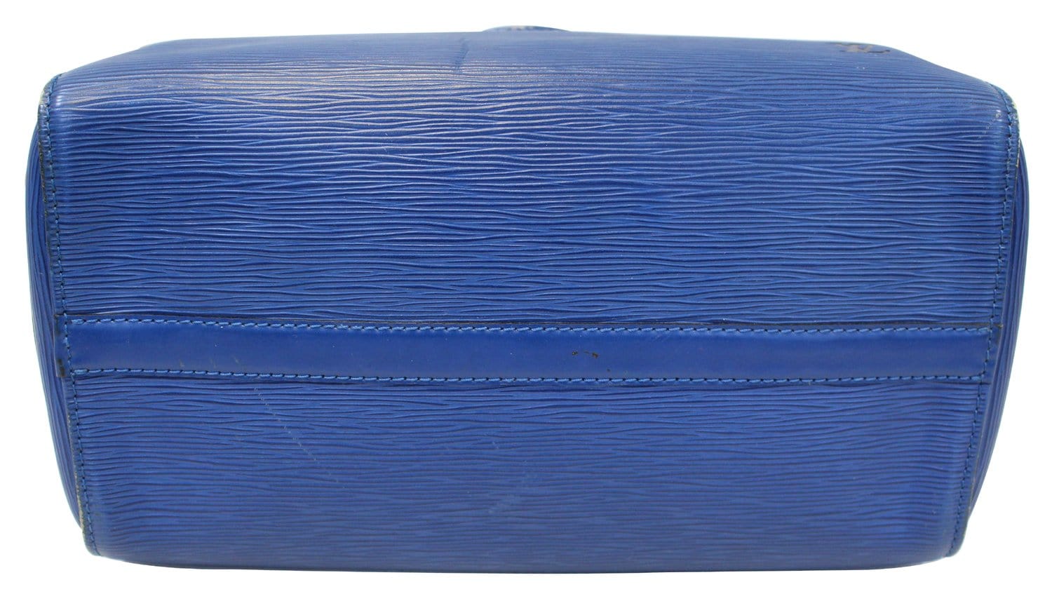 LOUIS VUITTON Blue Epi Leather Pochette Wristlet Clutch Shoulder