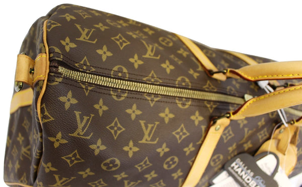 LOUIS VUITTON Monogram Canvas Keepall Bandouliere 55 Travel Bag