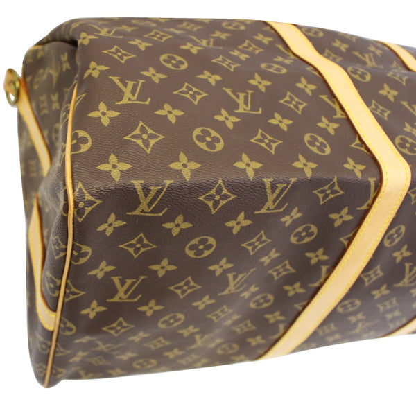 LOUIS VUITTON Monogram Canvas Keepall Bandouliere 55 Travel Bag