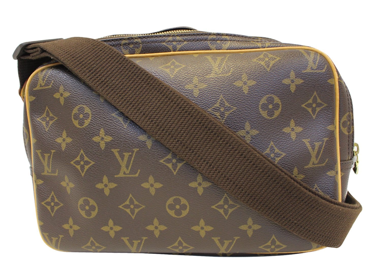 Louis Vuitton Reporter PM Monogram Crossbody Shoulder Bag Messenger Leather  Zip