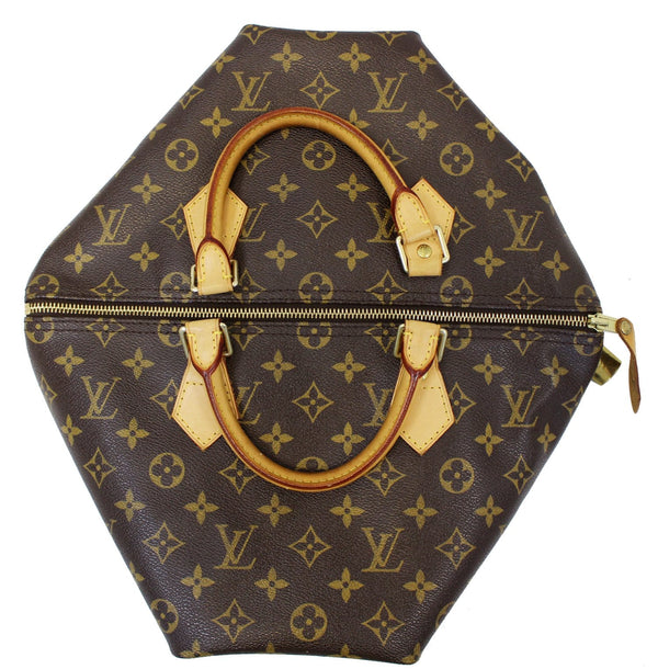 LOUIS VUITTON Monogram Canvas Speedy 35 Satchel Bag
