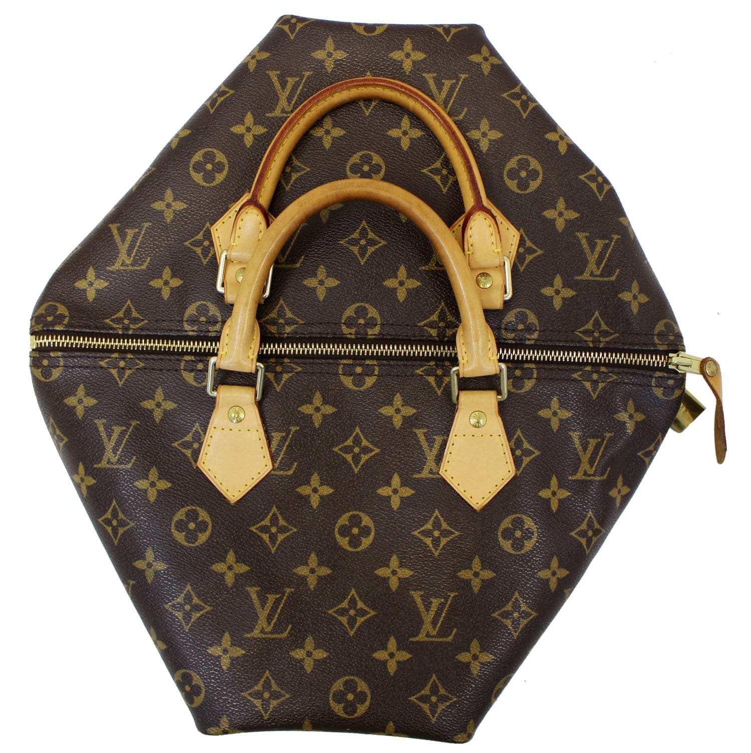 LOUIS VUITTON Monogram Canvas Speedy 35 Satchel Bag