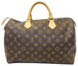 LOUIS VUITTON Monogram Canvas Speedy 35 Satchel Bag