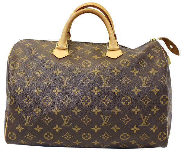 LOUIS VUITTON Monogram Canvas Speedy 35 Satchel Bag