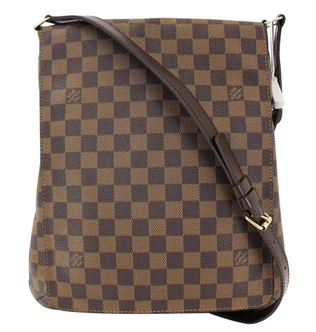 LOUIS VUITTON Damier Ebene Musette Salsa GM Crossbody Bag