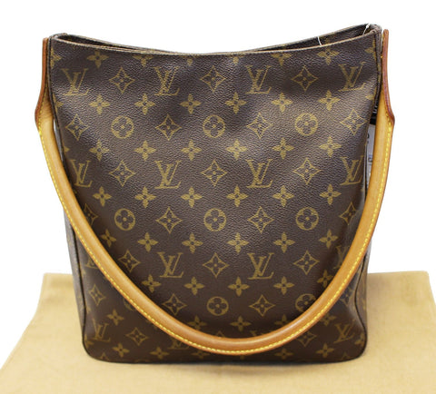 LOUIS VUITTON Used Shoulder Bag Monogram Canvas Looping GM