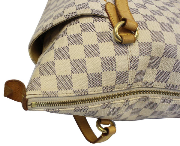 Louis Vuitton Totally MM Damier Azur Handbag - leather