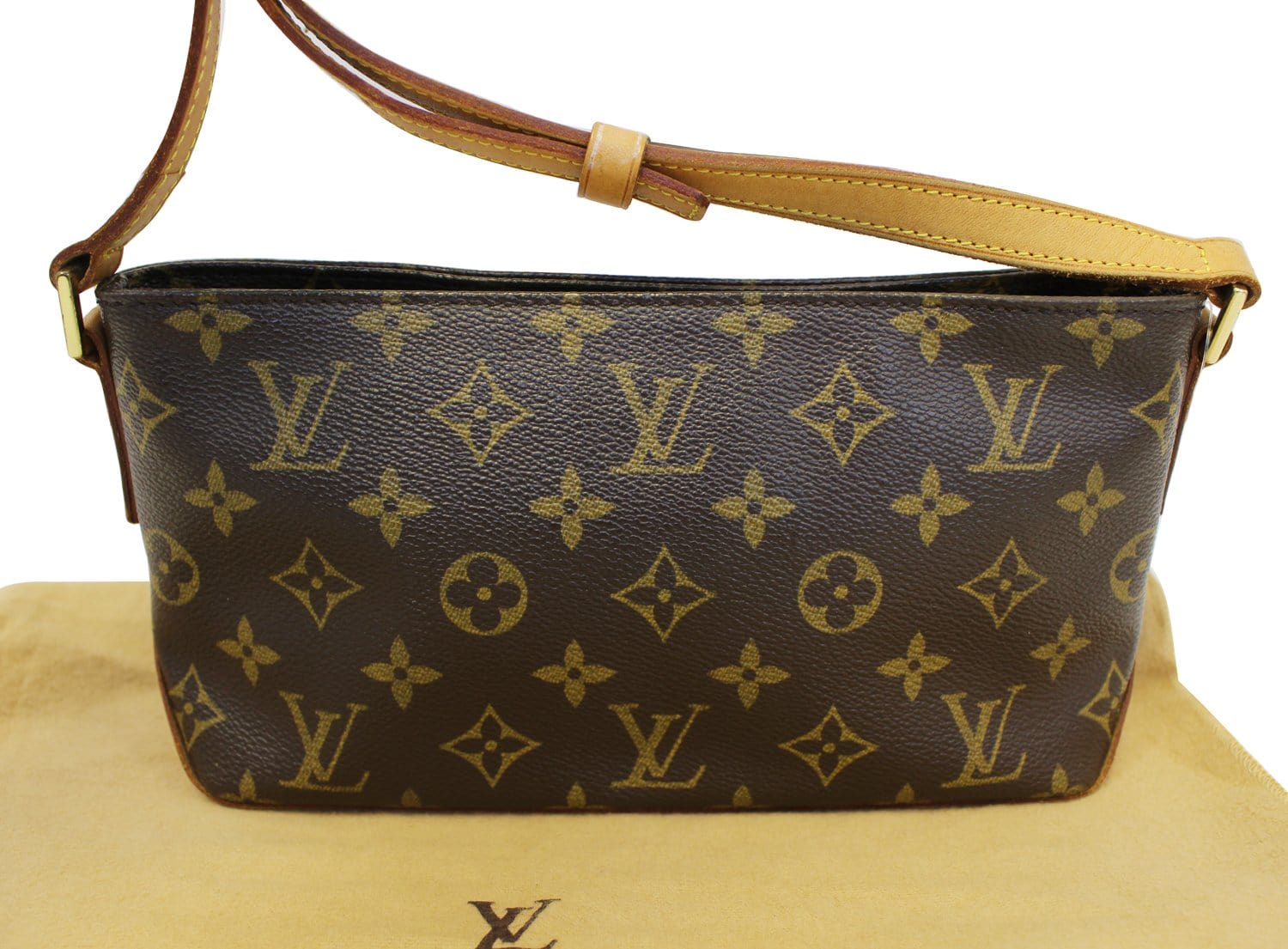 Pre-Owned Louis Vuitton Crossbody Shoulder Bag Monogram Trotter Brown  Canvas M51240 (Good) 