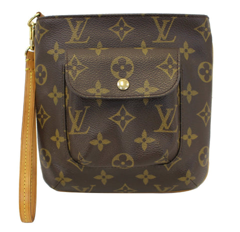 LOUIS VUITTON Monogram Canvas Partition Clutch Bag