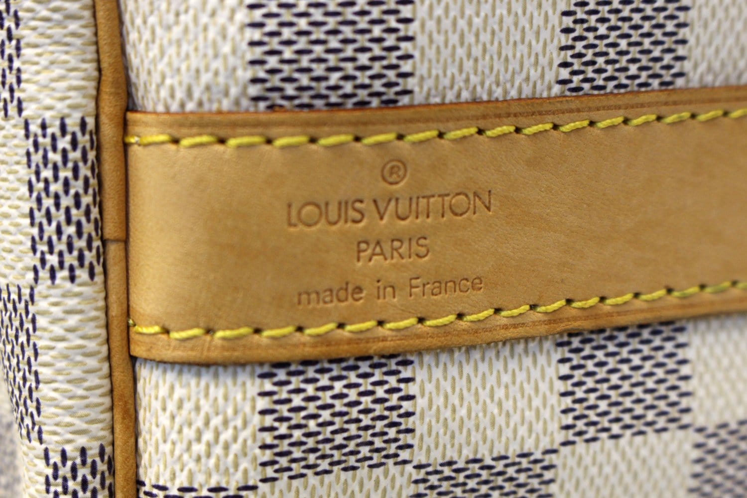 LOUIS VUITTON Damier Azur Keepall Bandouliere 55 Travel Bag - 30% Off